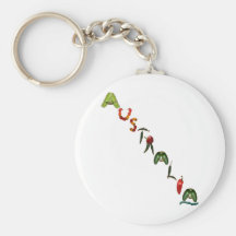 Australia Chilli Peppers Keychain