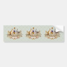 Australia Coat of Arms detail Bumper Sticker