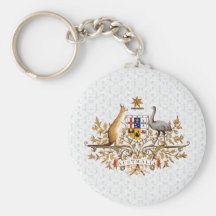 Australia Coat of Arms detail Key Chains