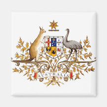 Australia Coat of Arms detail Magnet