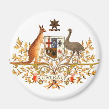 australia coat of arms magnets
