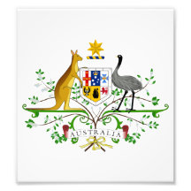 Australia Coat Of Arms Photograph