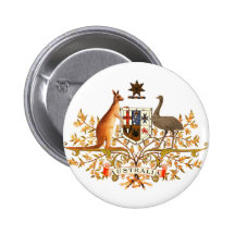 australia coat of arms pin