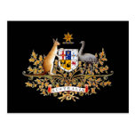 Australia Coat of Arms Postcard
