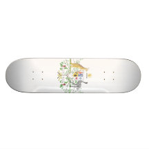 Australia Coat Of Arms Skateboard