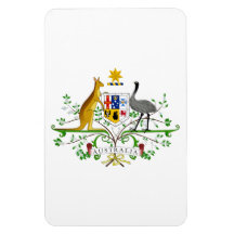 Australia Coat Of Arms Vinyl Magnet