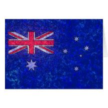 AUSTRALIA FLAG Card