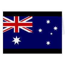 Australia Flag Greeting Cards