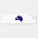Australia Flag Map full size Bumper Sticker