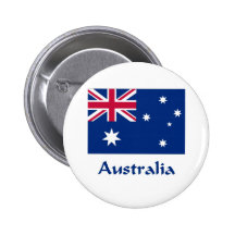 Australia Flag Pinback Buttons