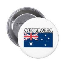 Australia Flag Pinback Buttons