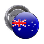 Australia Flag Pinback Buttons