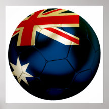 Australia Football Print