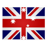 Australia High quality Flag Postcard