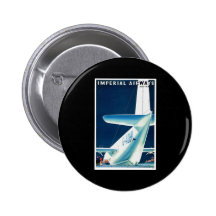 Australia Imperial Airways Pinback Button