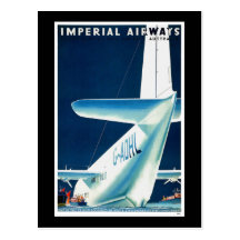 Australia Imperial Airways Post Card