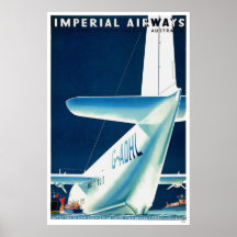 Australia Imperial Airways Poster