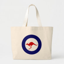 Australia kangaroo military aviation roundel bag
