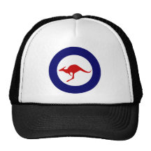 Australia kangaroo military aviation roundel trucker hat