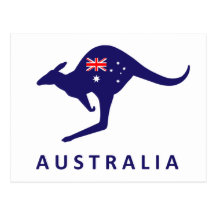 AUSTRALIA KANGAROO POST CARD