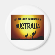 AUSTRALIA KANGAROOS.jpg Fridge Magnet