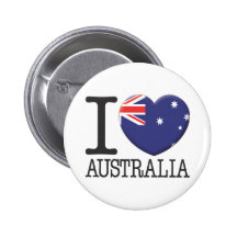 Australia Pinback Button