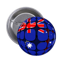 Australia Pinback Buttons