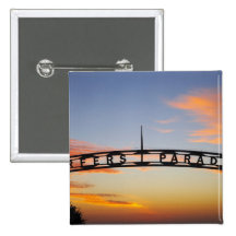 Australia, Queensland, Gold Coast, Sunrise, Pinback Buttons