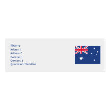Australia - Skinny Business Card