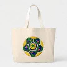 Australia Soccer Ball Panels Australia flag gear Canvas Bags