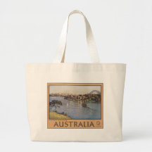 Australia Sydney Harbour Tote Bags