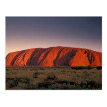 Australia, Uluru National Park. Uluru or Post Card