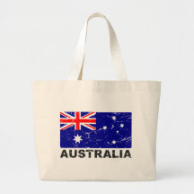 Australia Vintage Flag Tote Bag