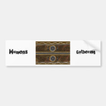 Australian Aboriginal Art - Food Gathering Bumper Stickers