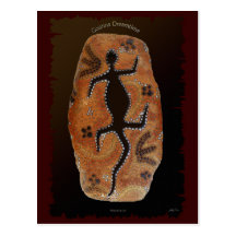 Australian Aboriginal Lizard Goanna Dreaming Card Postcard