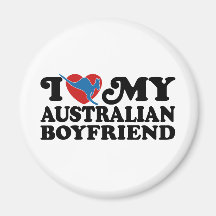 Australian Boyfriend Fridge Magnets