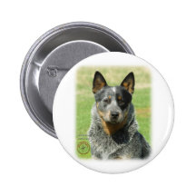 Australian Cattle Dog 9F061D-04_2 Pinback Buttons
