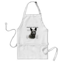 Australian Cattle Dog (blue) History Design Apron
