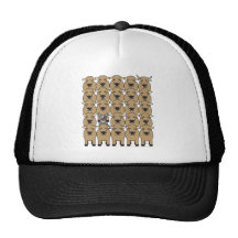 Australian Cattle Dog in the Herd Hat