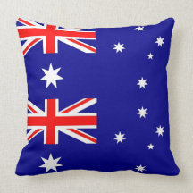 Australian Flag American MoJo Pillow