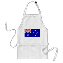 Australian flag aprons