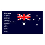 Australian Flag Business Card Template