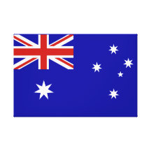 Australian flag canvas print