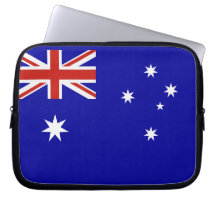 Australian flag computer sleeve