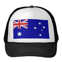 Australian flag hats