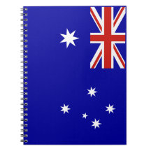 Australian flag note books