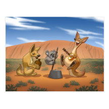 Australian Jug Band Postcard