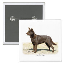 Australian Kelpie 9P21D-247 Buttons