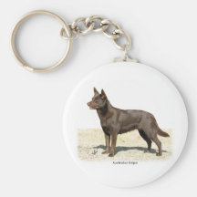 Australian Kelpie 9P21D-247 Key Chains