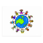 Australian Kids Postcard